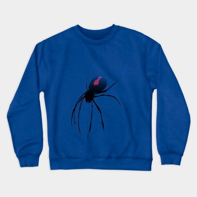 Black widow Crewneck Sweatshirt by LizoLB